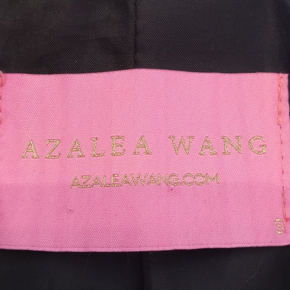 NWOT AZALEA WANG ANWAR BLACK FLOWER MOTO STUDDED JACKET SIZE S - Picture 13 of 16